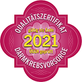 Zertifikat Darmkrebsvorsorge 2021